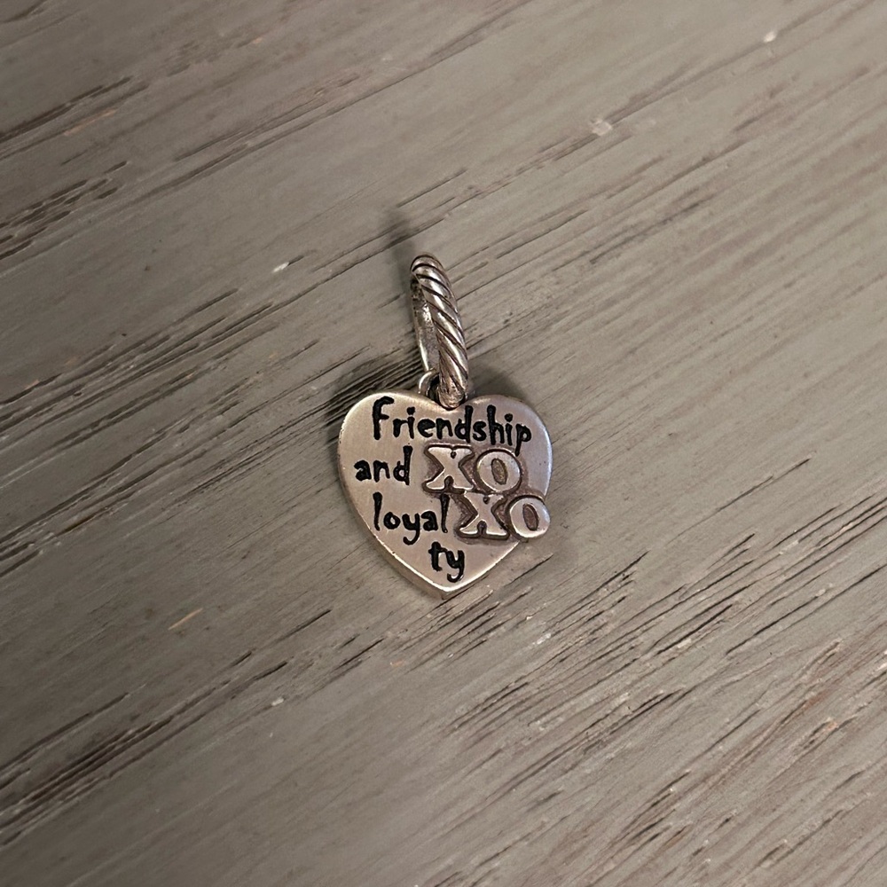 Brighton “Friendship and loyalty xo” charm